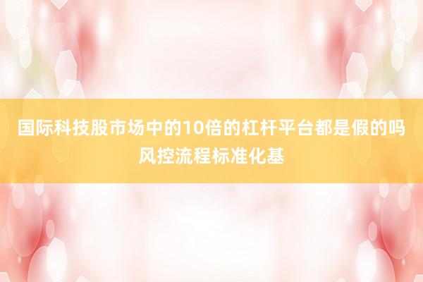 国际科技股市场中的10倍的杠杆平台都是假的吗风控流程标准化基